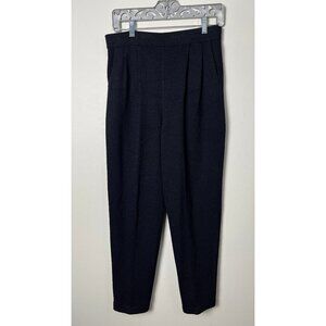 ST. JOHN SEPARATES BLACK SANTANA KNIT BLACK PANTS